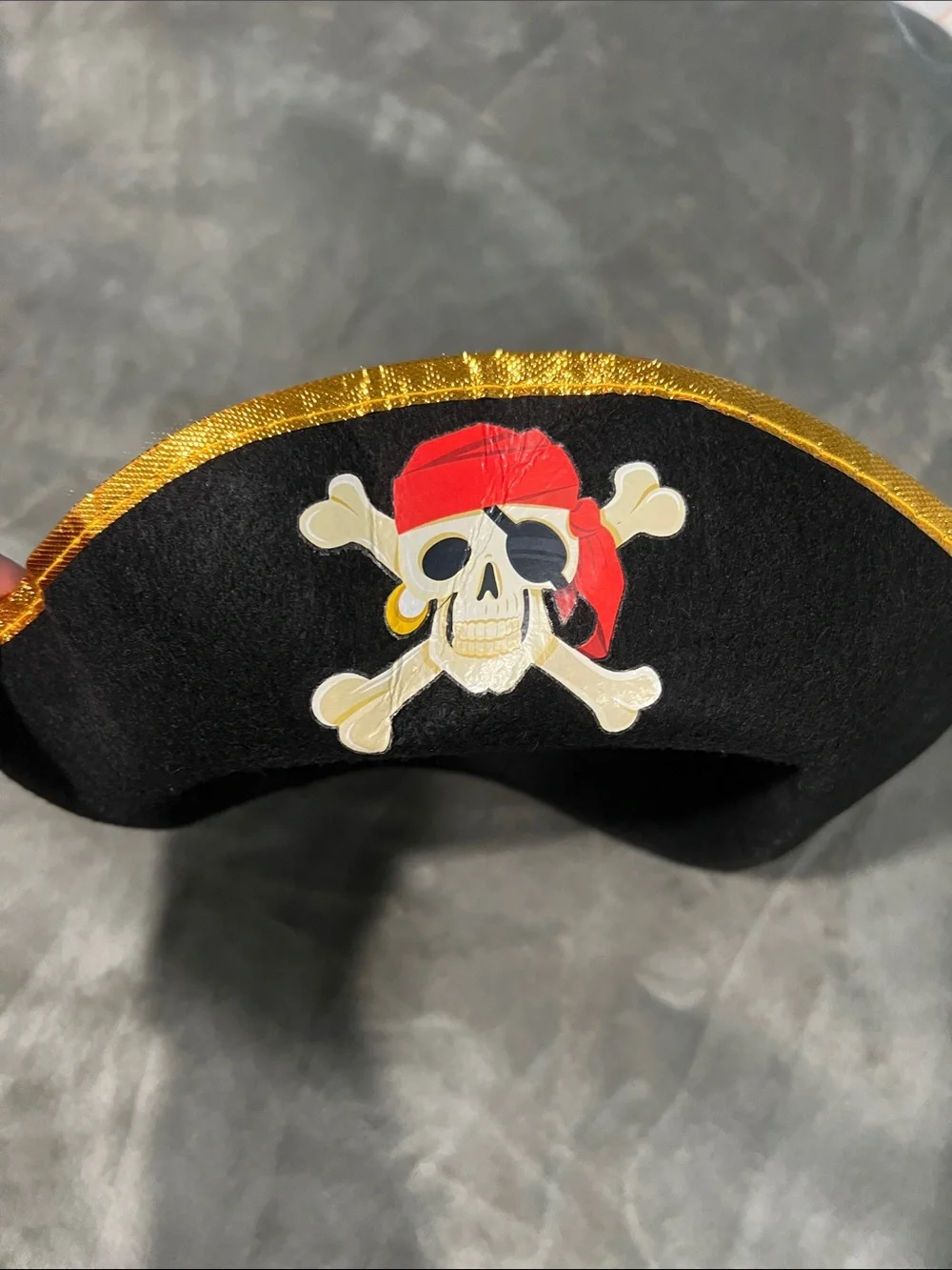 Child's Pirate Costume - Black, Red & Gold